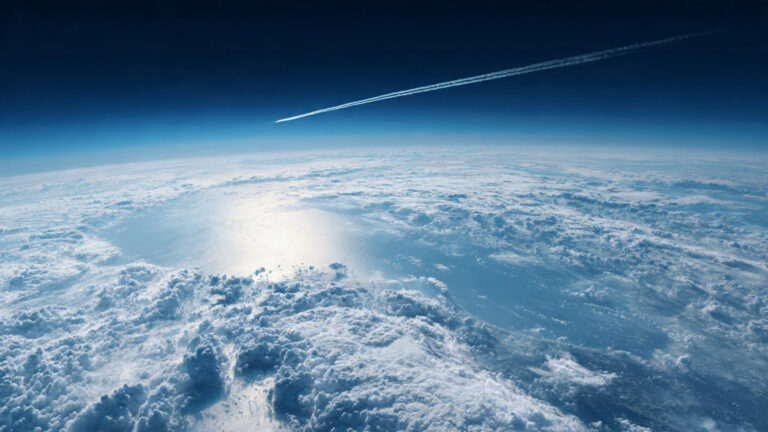 emisje CO₂ z prywatnych odrzutow - foto blog