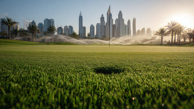 zużycie wody na polach golfowych - foto blog